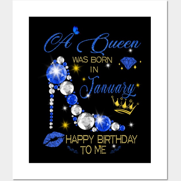 January Queen Birthday Wall Art by adalynncpowell